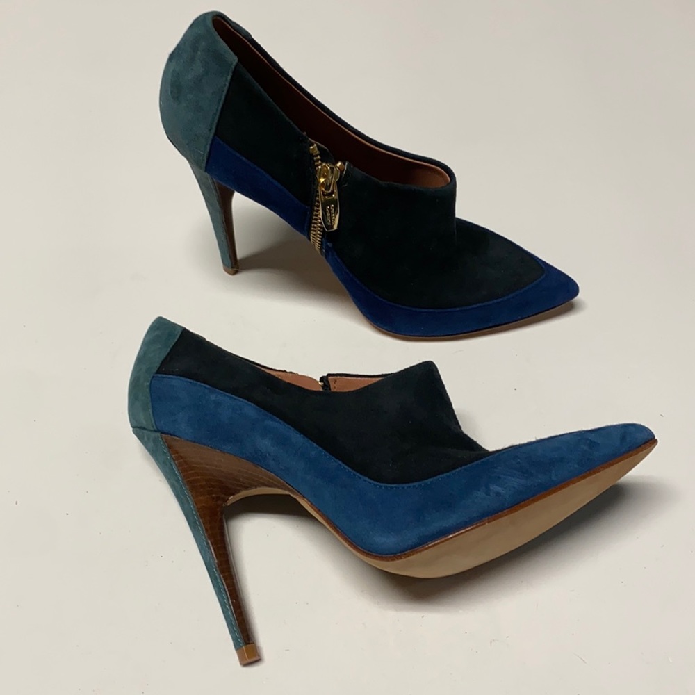 Sigerson Morrison Color Block High Heels 7
